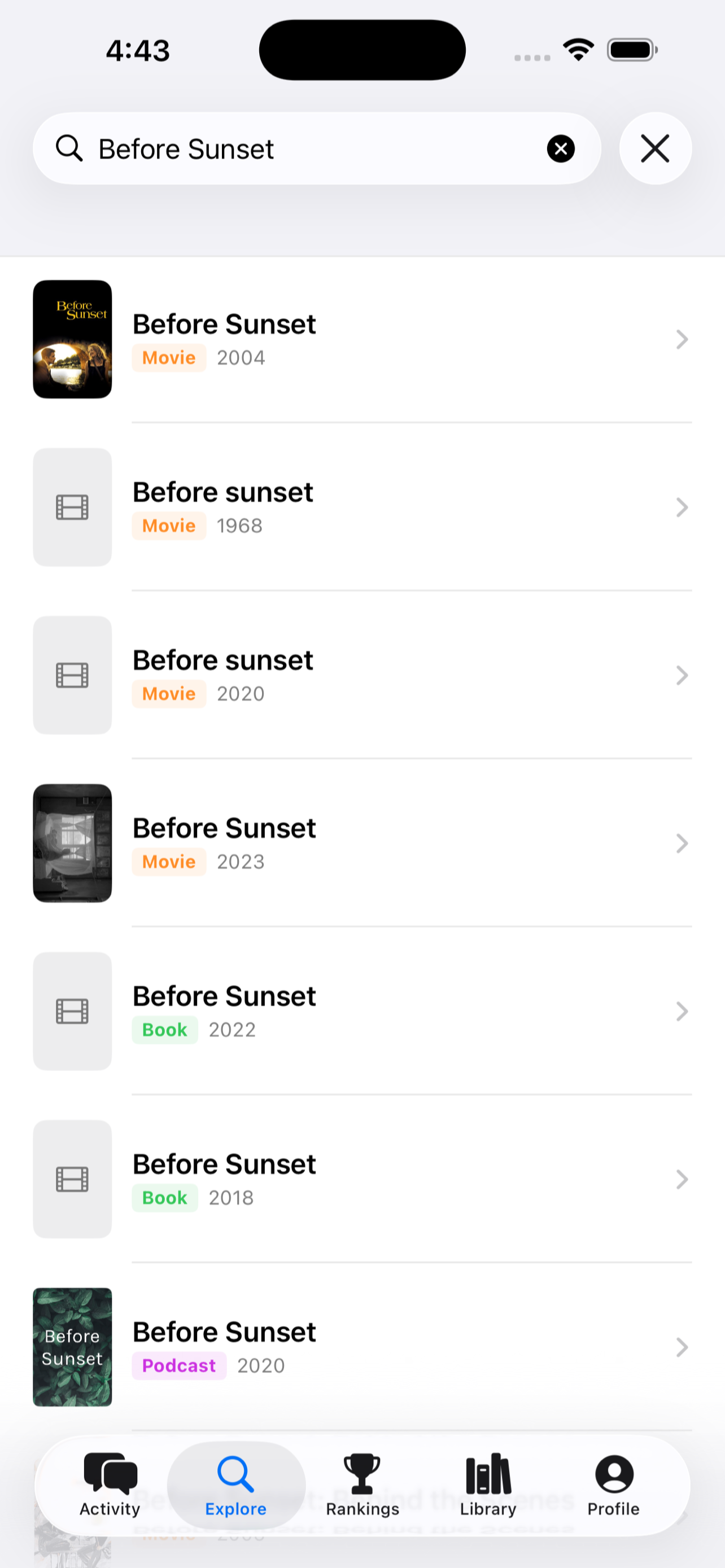 Search result for Before Sunset in Logworm